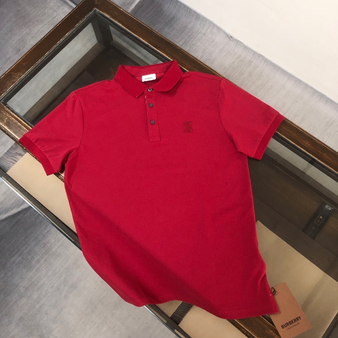 Burberry red polo T-Shirt