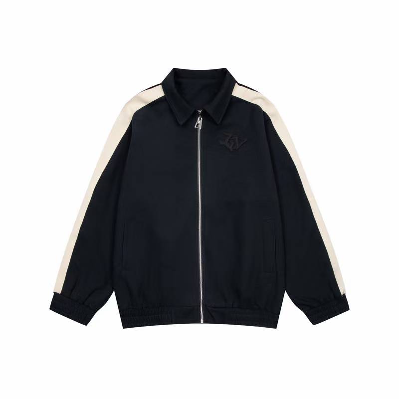 LV Striped Zipped Track Top jacket