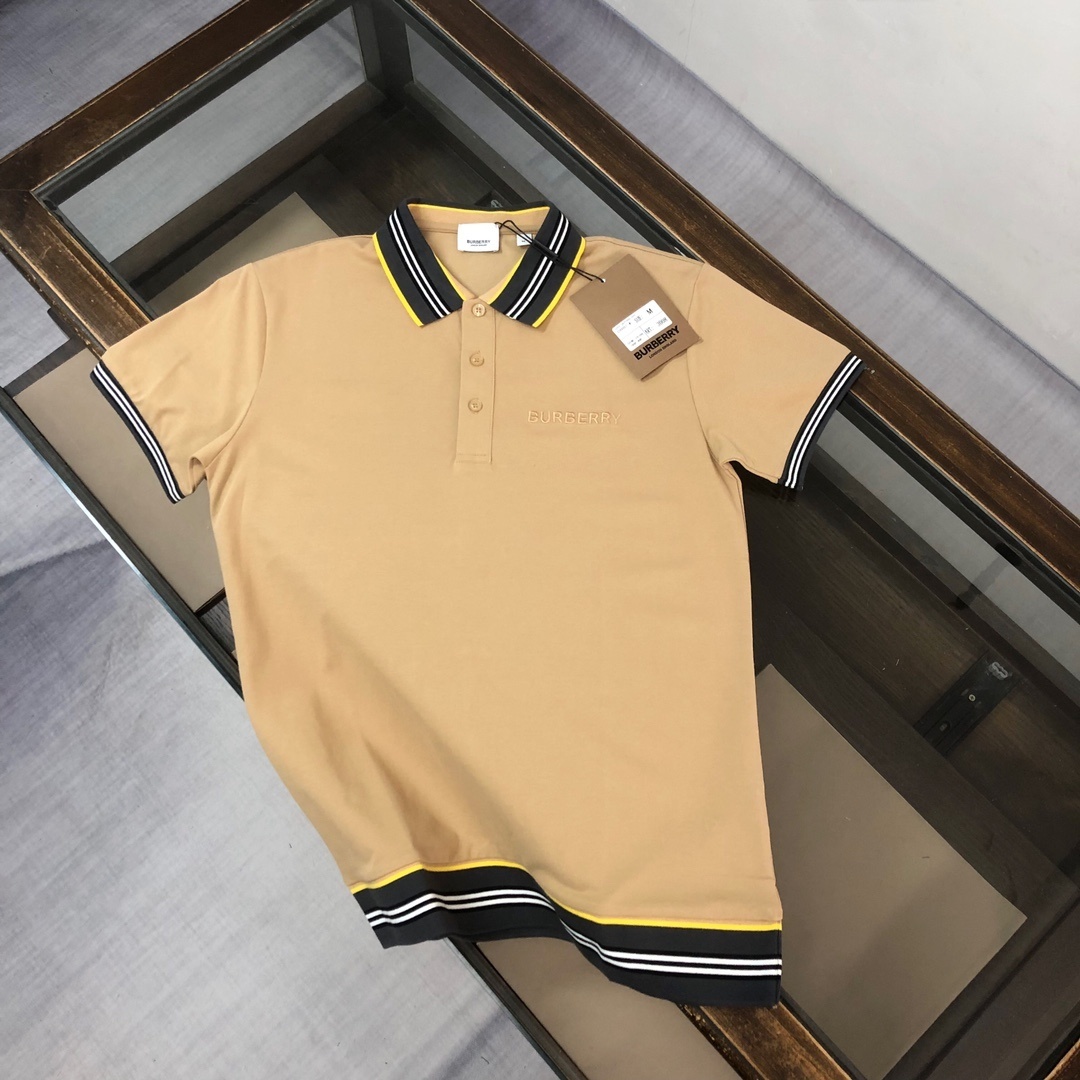 Burberry men's collared polo shirt