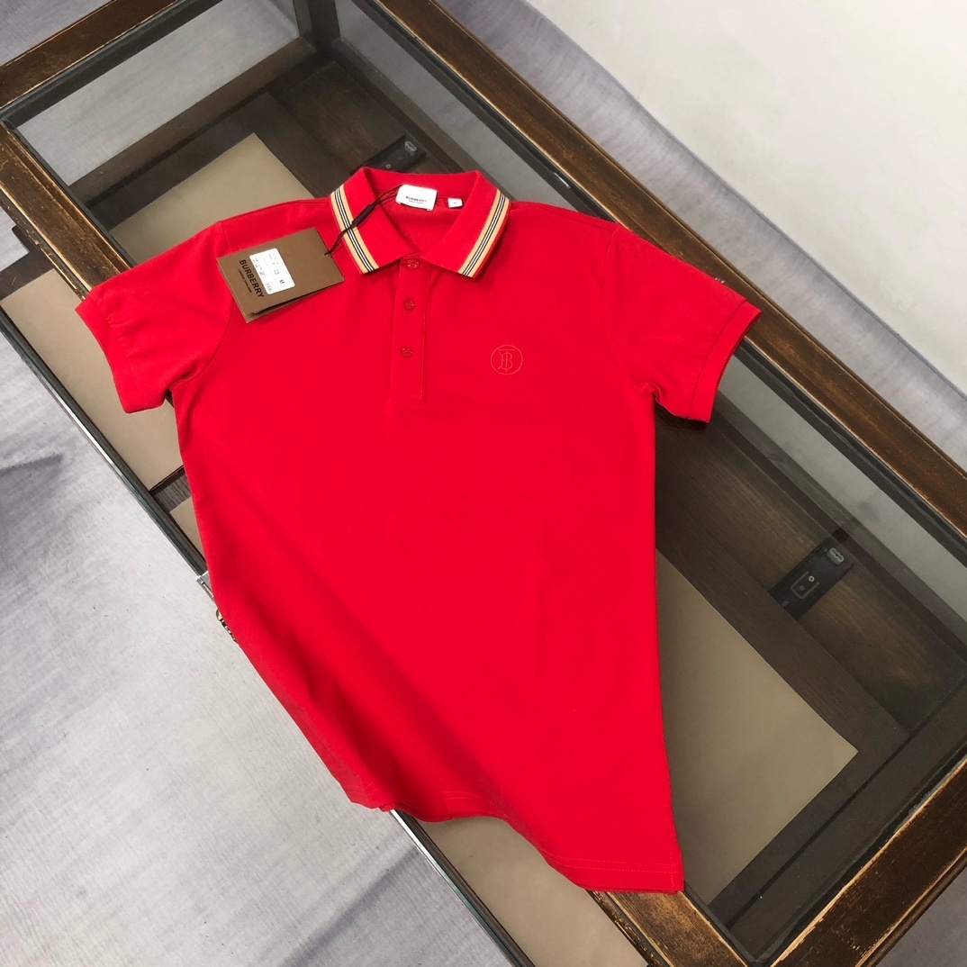 Burberry polo shirt Red