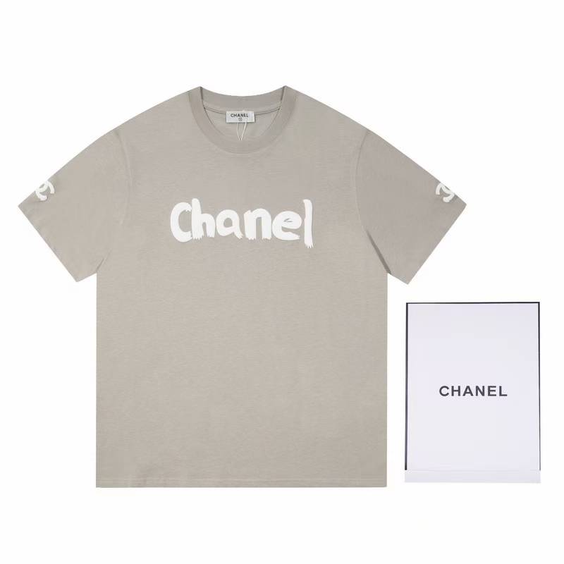 Chanel embroidered logo unisex tee