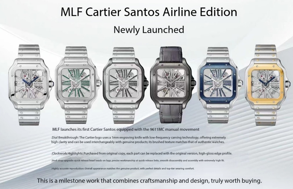 Rich Cartier Santos Airline Edition