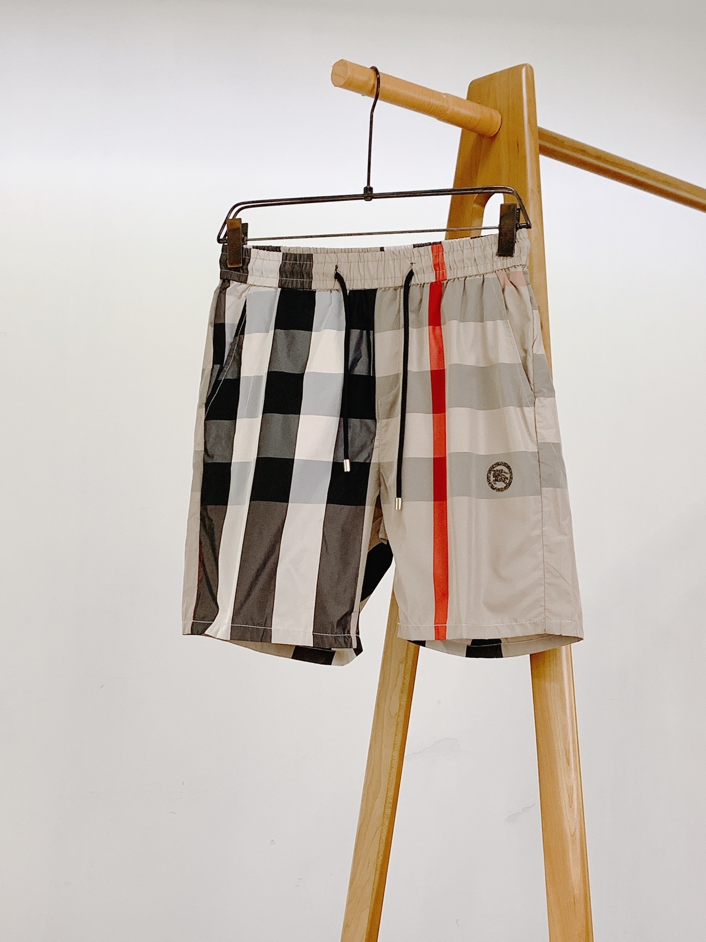 Burberry check swim shorts`