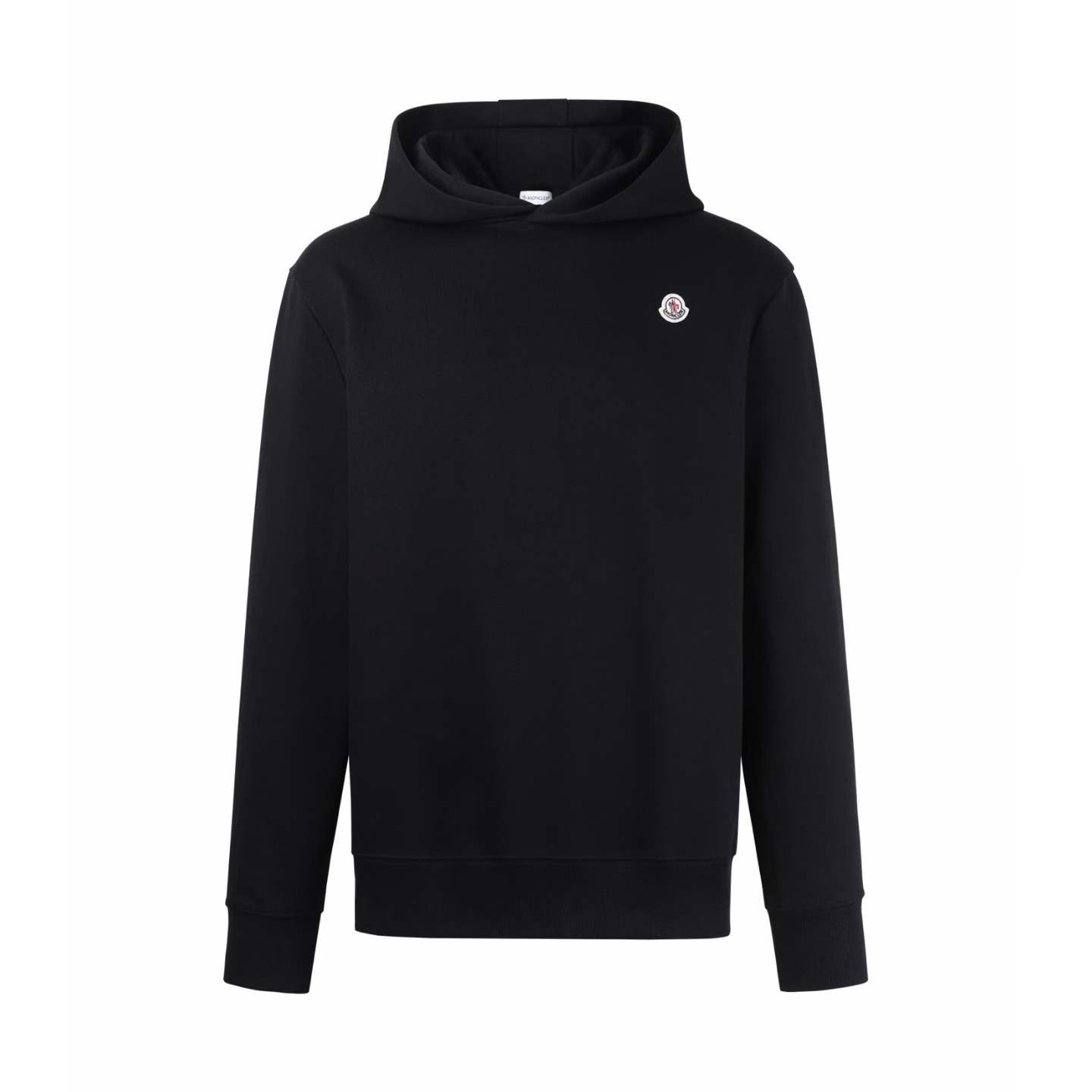 Moncler Logo Patch Cotton Hoodie