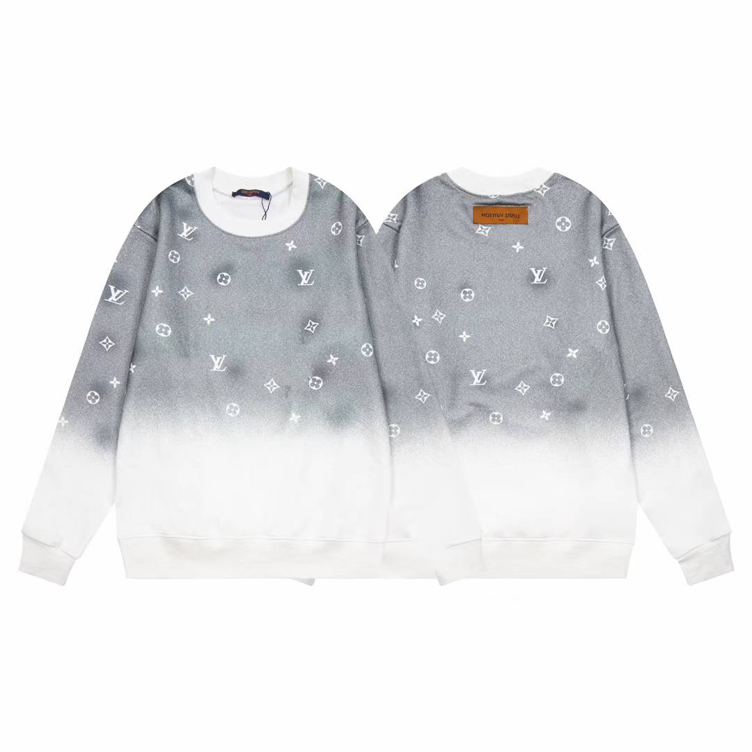 LV grey monogram gradient crewneck sweatshirt