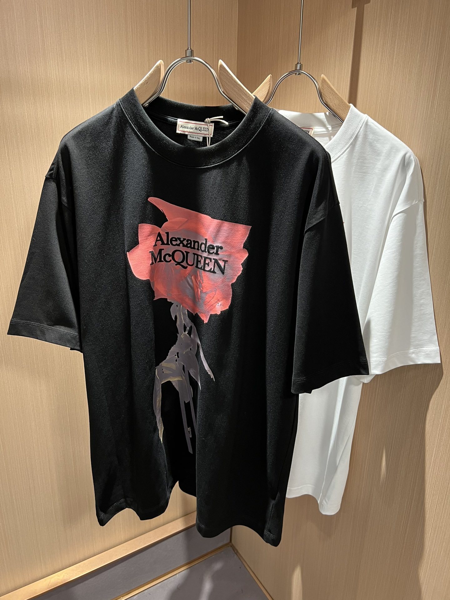 Alexander McQueen logo-print cotton t-shirt