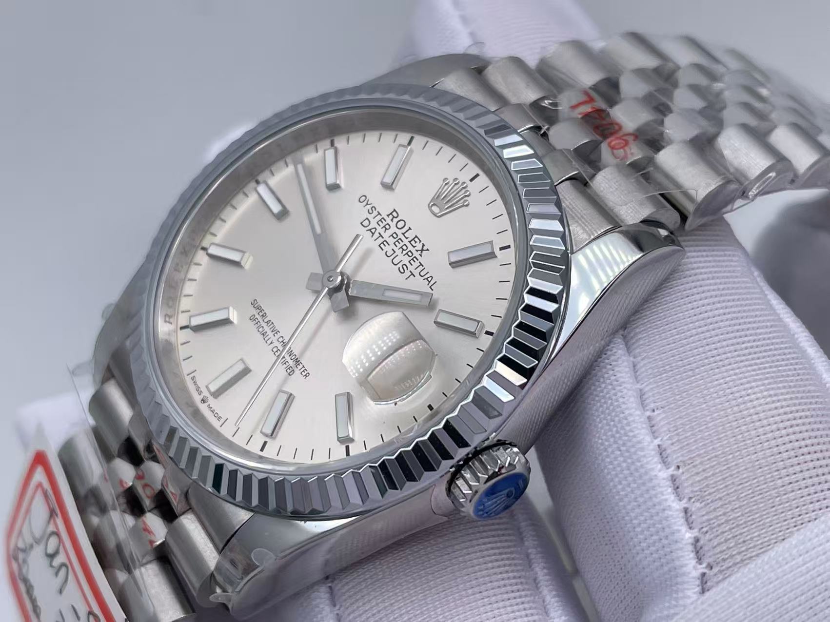 RDJ0423 - DJ 36mm Jub Flt 904 SS/SS Slvr/Stk GMF V2 VR3235 $438.00