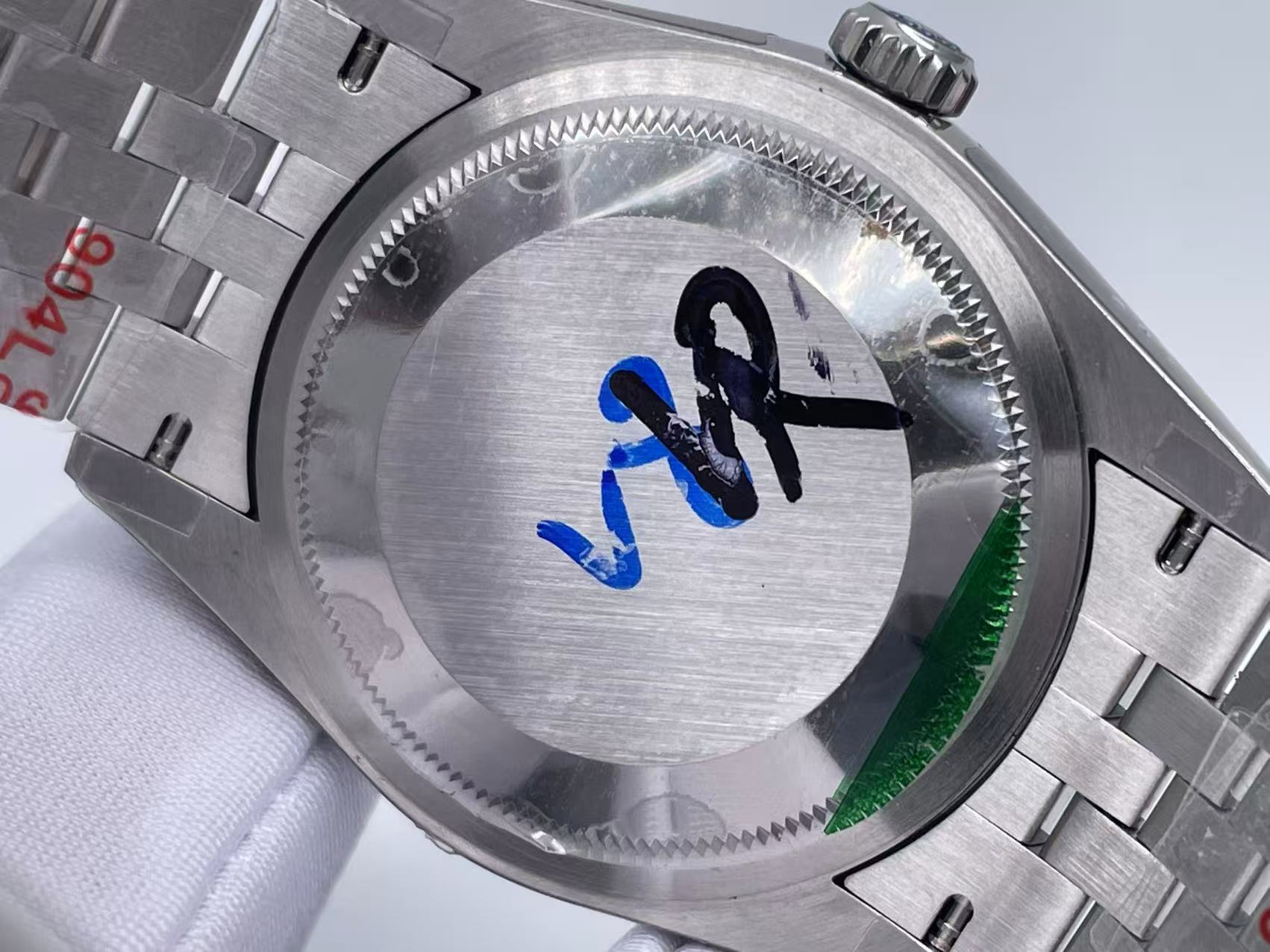 RDJ0423B - DJ 36mm Jub Flt 904 SS/SS wht/Stk GMF V2 VR3235 $438