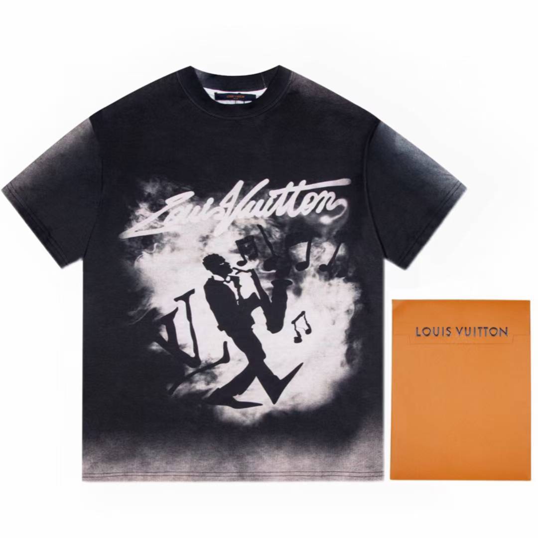LV graphic t-shirt black