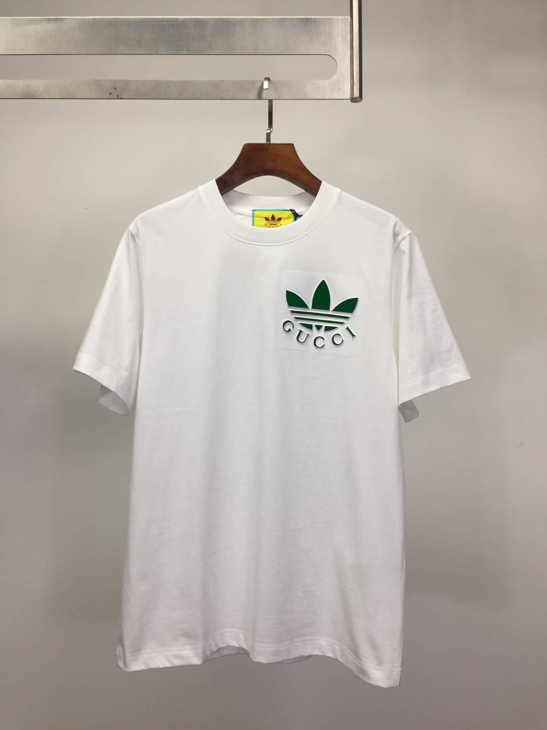 Gucci x Adidas Trefoil-print cotton T-shirt
