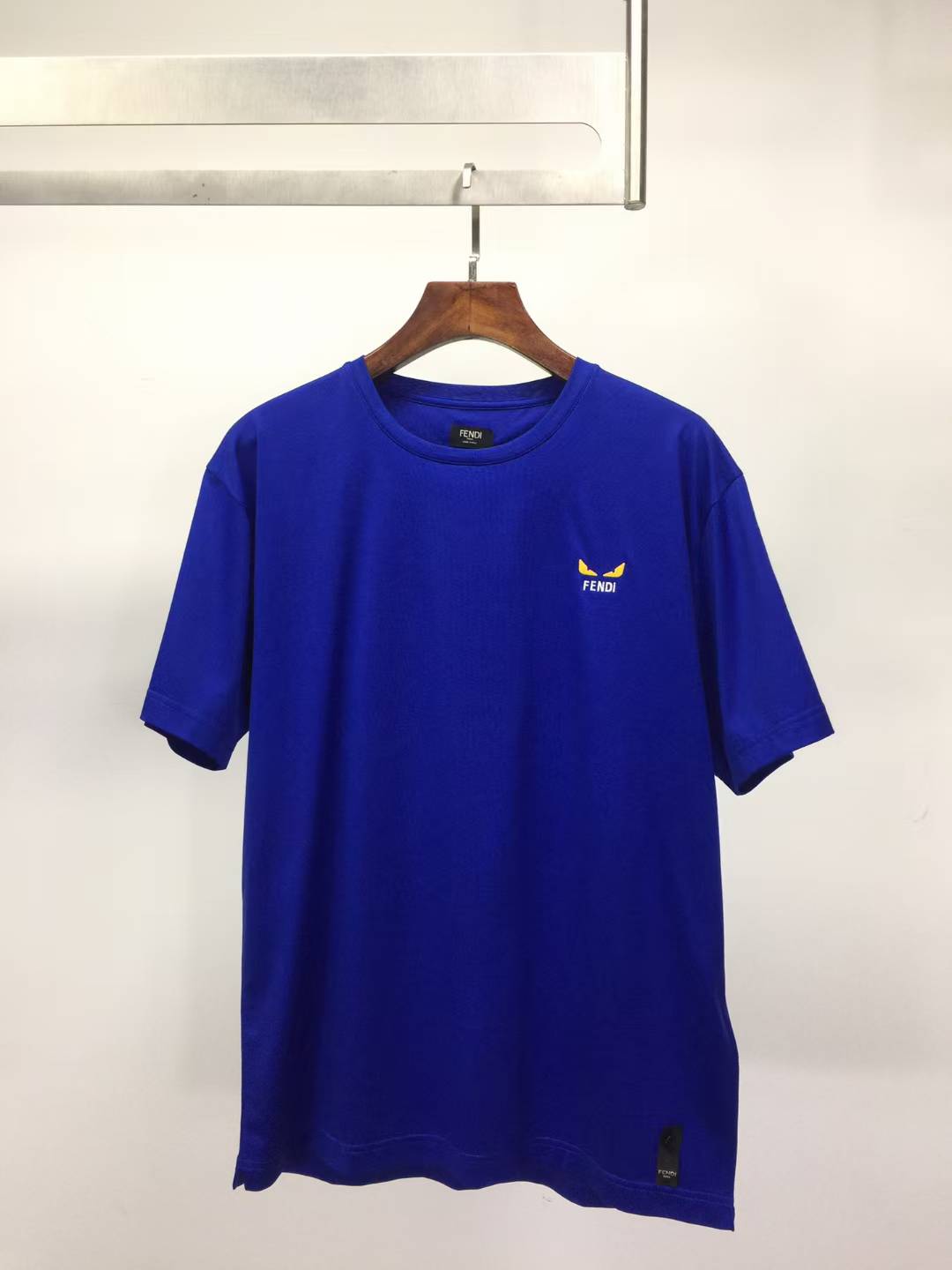 Fendi Bag Bugs eyes T-shirt blue