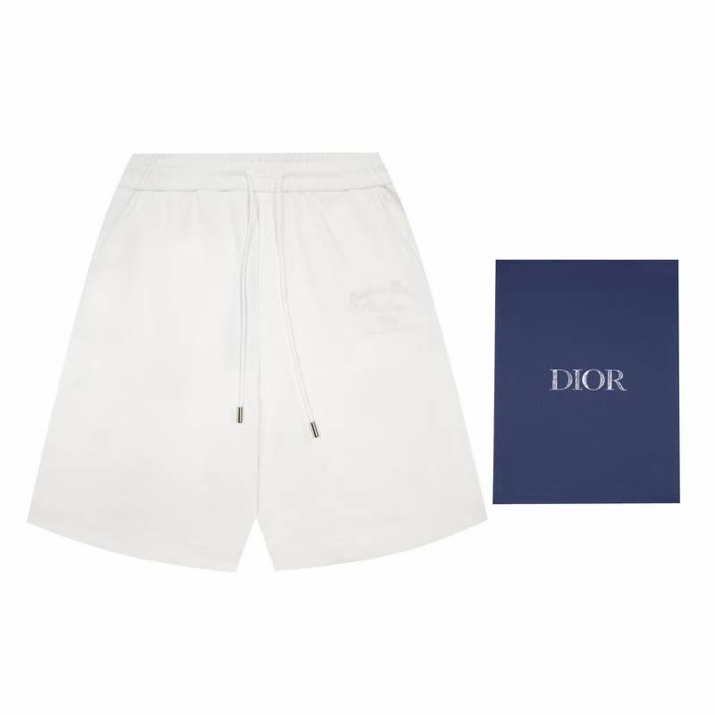 christian dior white cotton jersey bermuda shorts