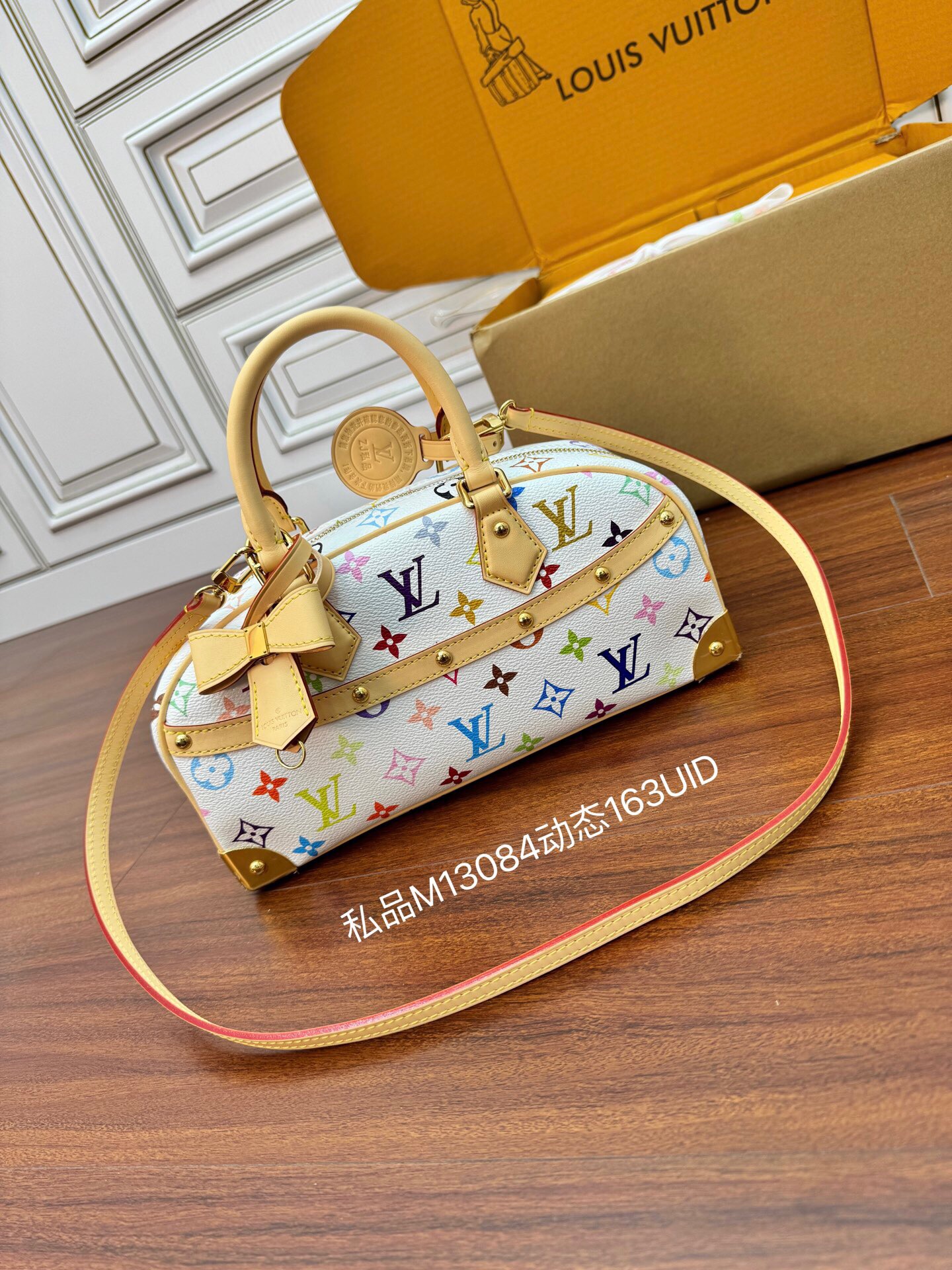 LV x TM HANDBAG EAST WEST M13084 Size 27×14×10 cm