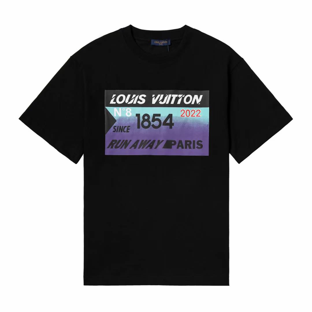 LV "Run Away Paris" T-shirt black