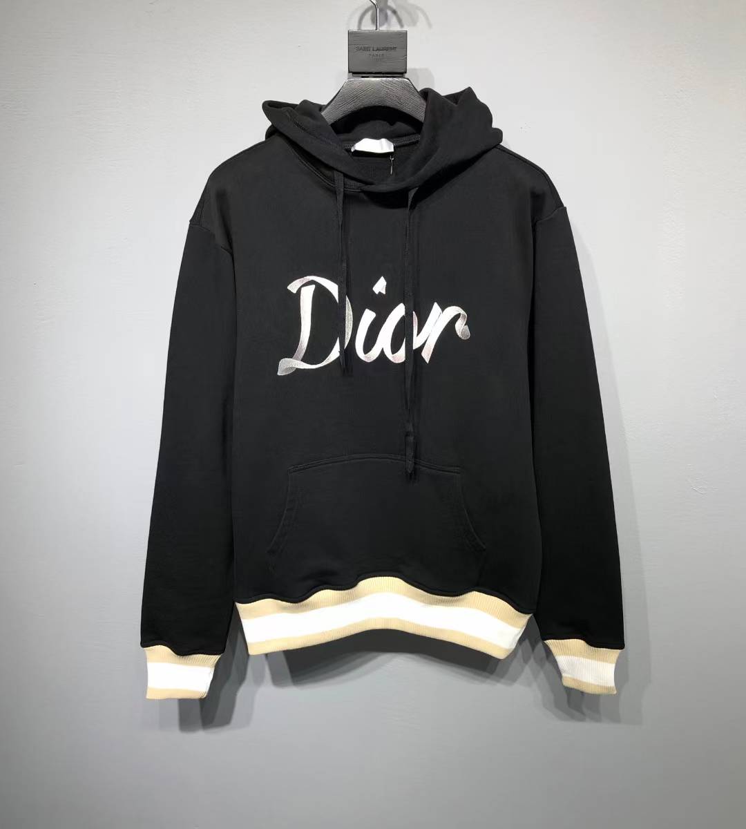 Dior Men 2022 '47' graphic print hoodie in black