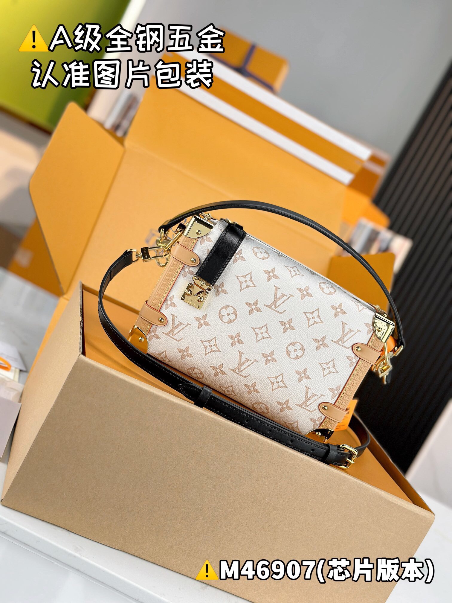 LV SIDE TRUNK M46907 Size 21 x 14 x 6 cm