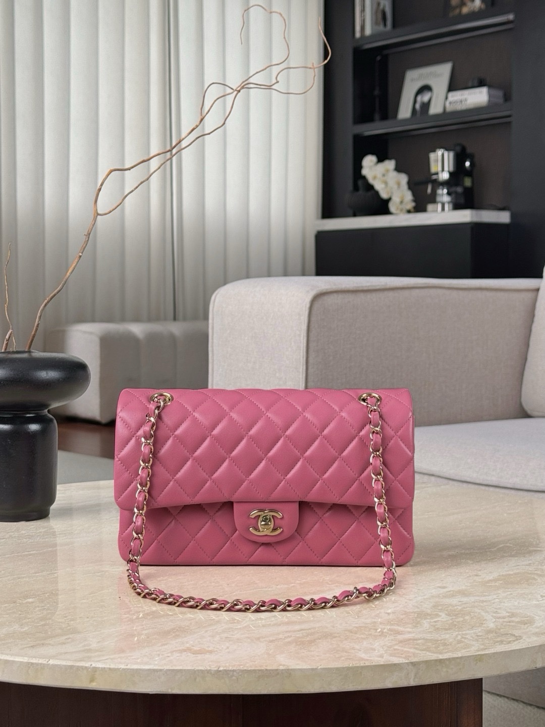 Chanel CF Bags Code 10544 CF25CM Lambskin Size 15.5×25.5×6.5cm