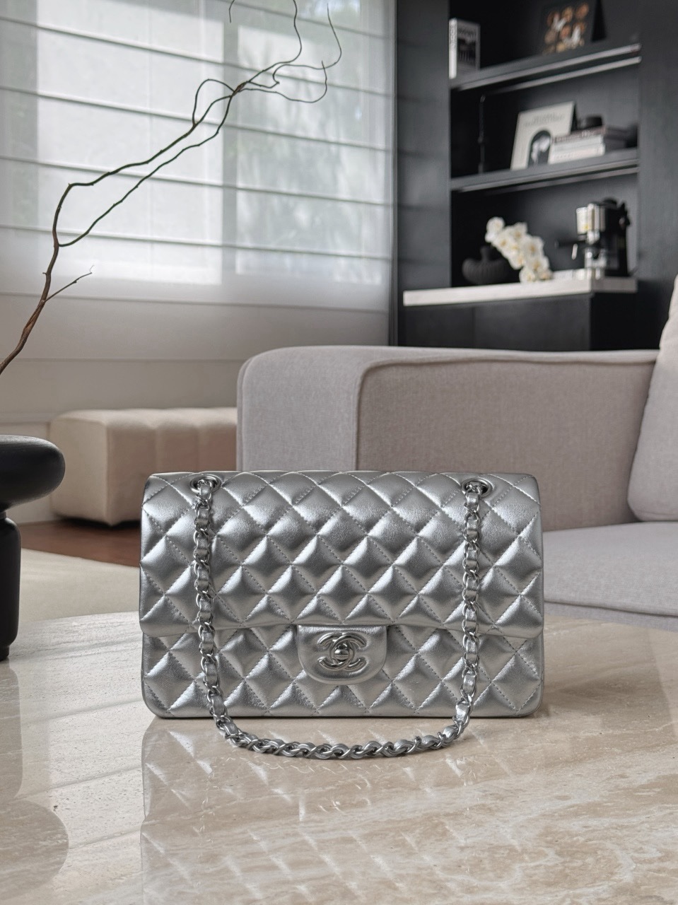 Chanel CF Bags Code 10530 CF25CM Lambskin Size 15.5×25.5×6.5cm