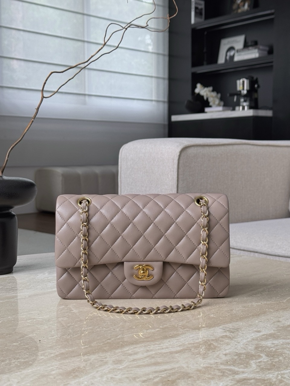 Chanel CF Bags Code 10528 CF25CM Lambskin Size 15.5×25.5×6.5cm