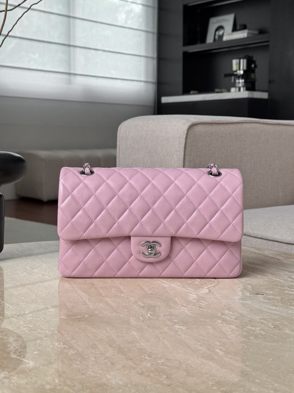 Chanel CF Bags Code 10493 CF25CM Lambskin Size 15.5×25.5×6.5cm