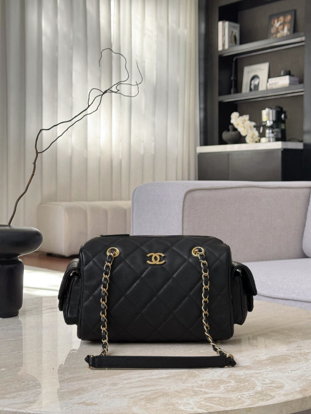 Chanel Bags Code 10439 25K Size 15.5x24x11.5cm