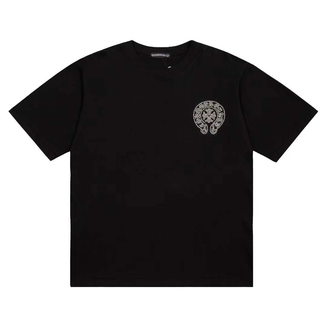 chrome hearts Horse Shoe Logo Pocket T-Shirt black