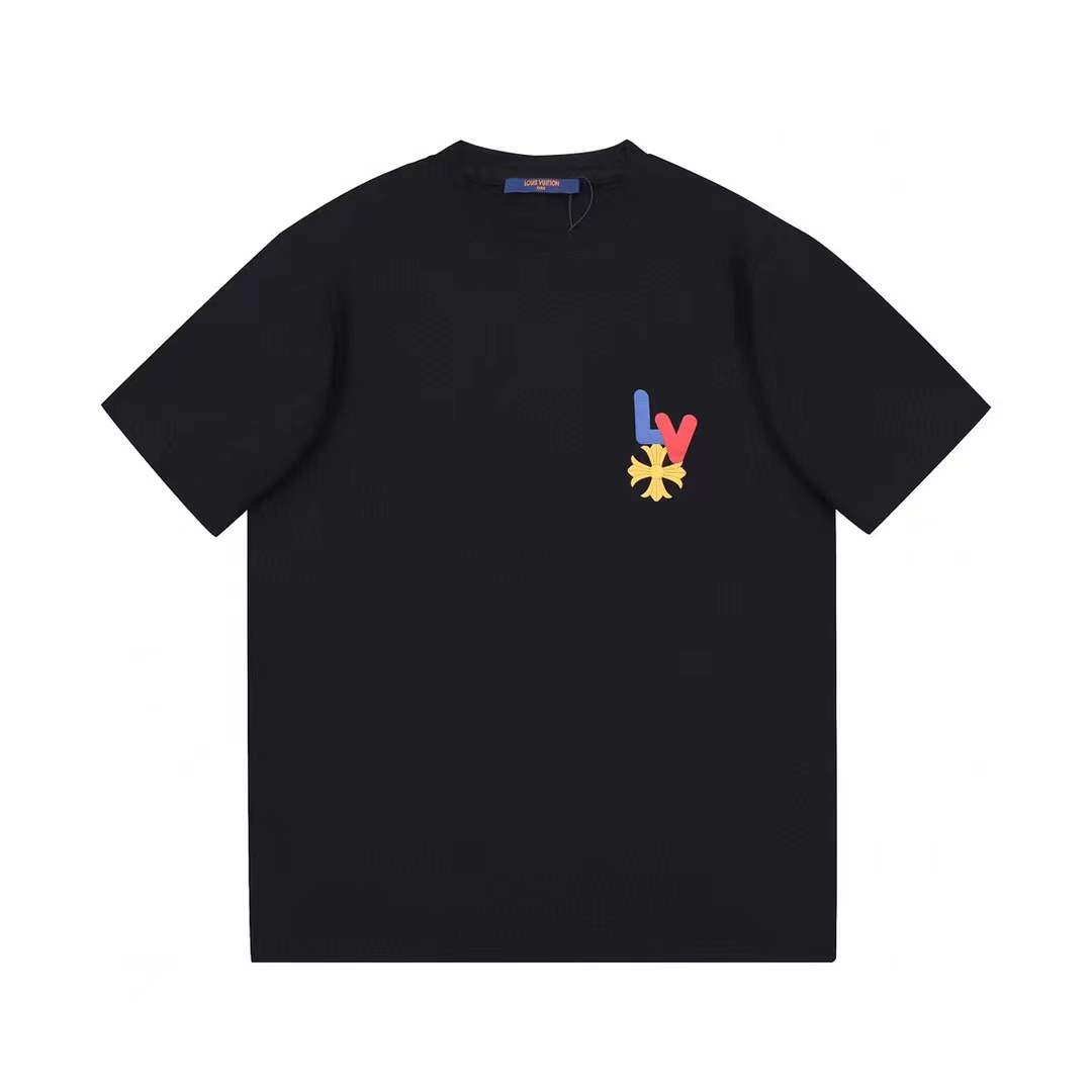 LV x Chrome Hearts collaboration T-shirt