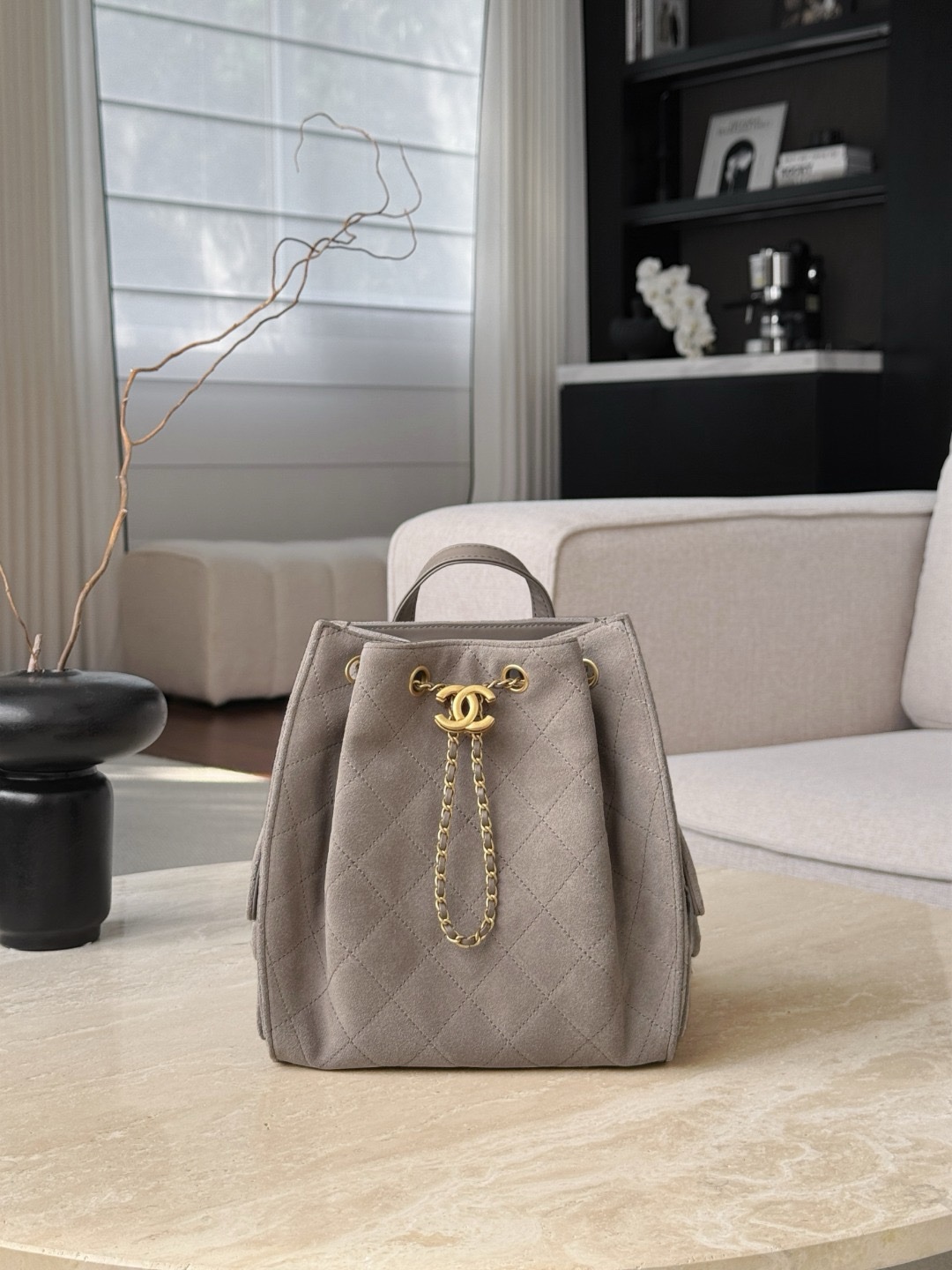 Chanel Bags Code 10432 25K Hobo Backpack Size 23x23x14cm