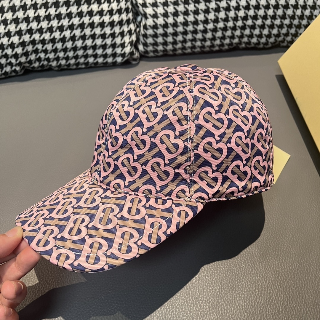 Burberry TB Monogram cotton baseball cap