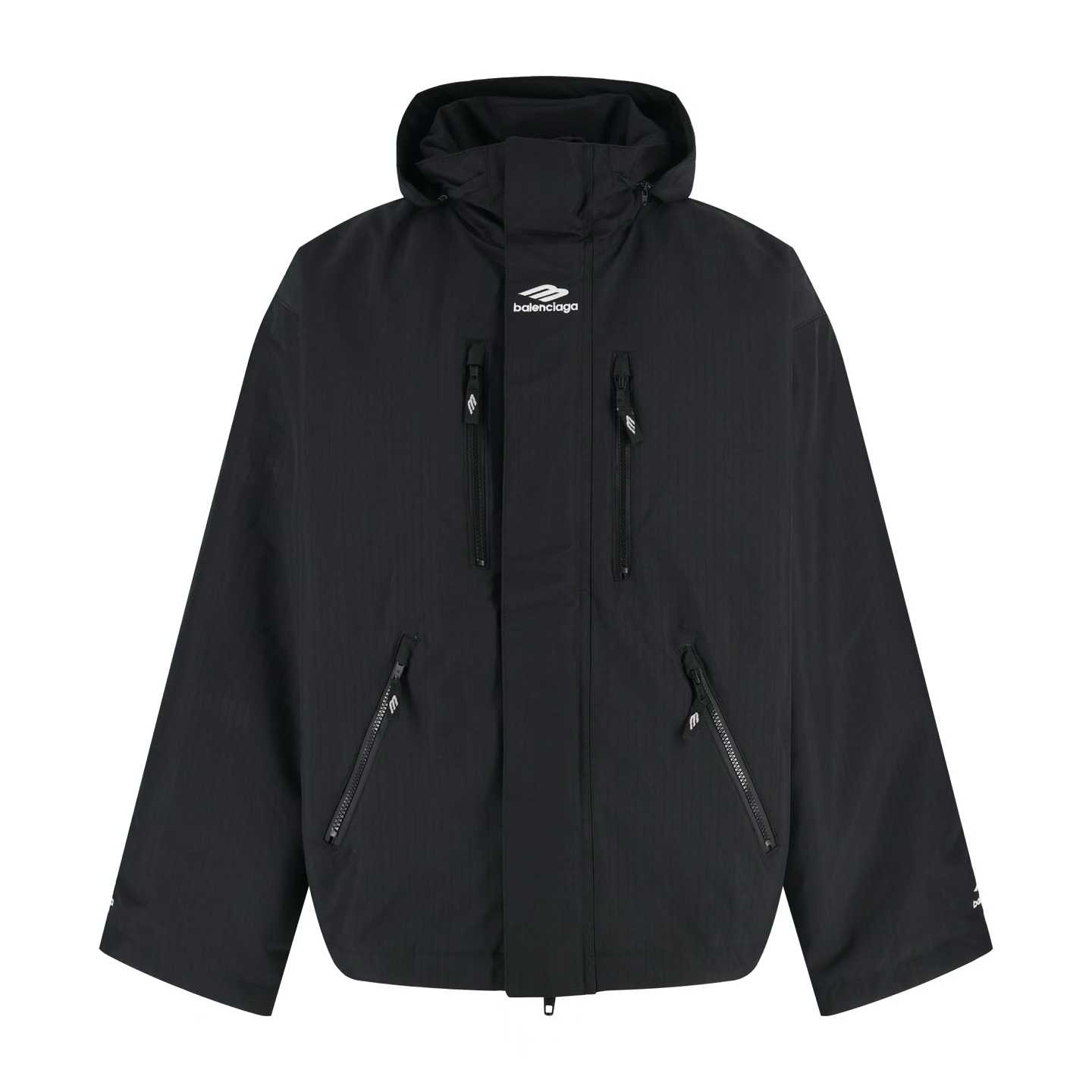 Balenciaga 24FW 3B Ski Jacket Long Sleeve, Black