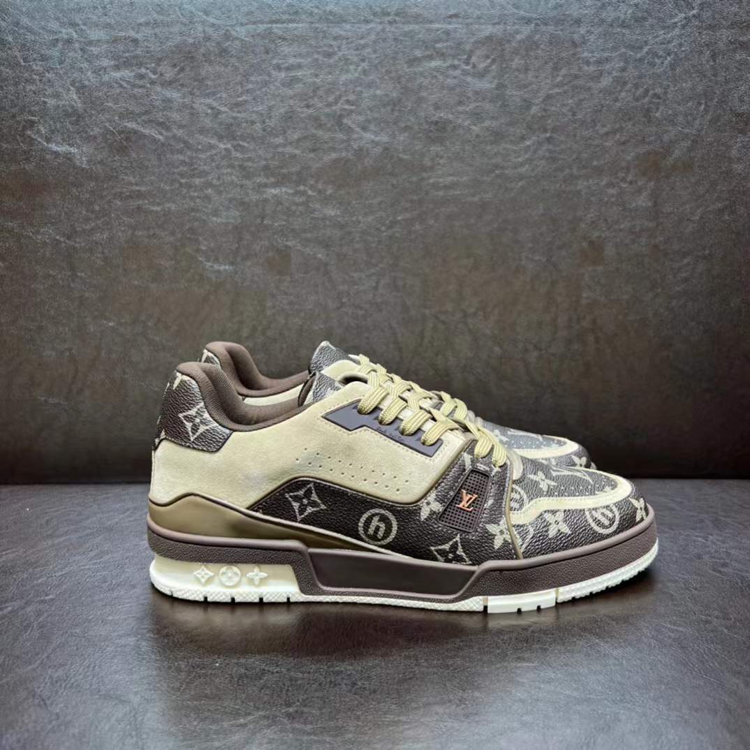 LV Trainer 'Mocha Multi-Color Monogram' sneakers