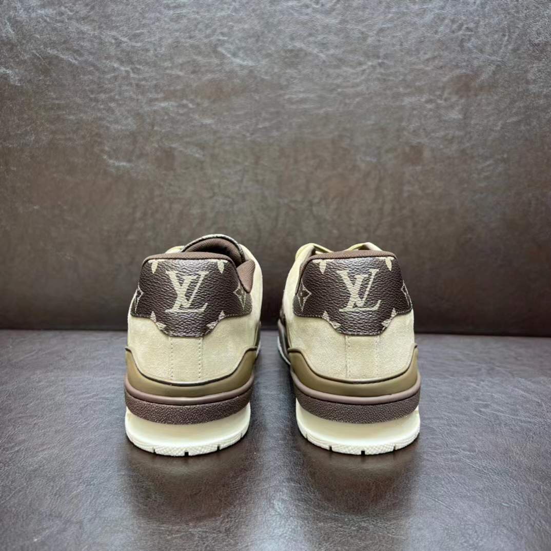 LV Trainer 'Mocha Multi-Color Monogram' sneakers