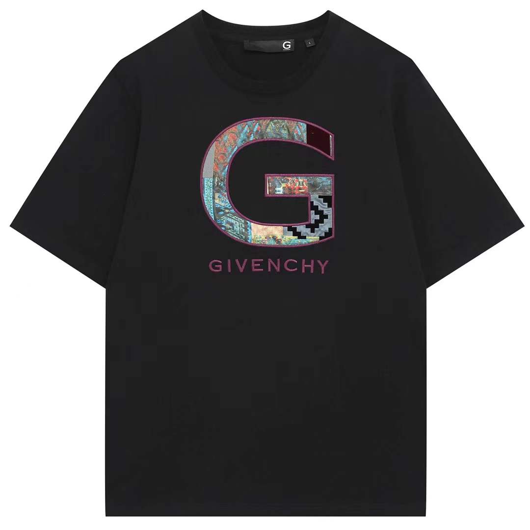 Givenchy cotton graphic T-shirt black