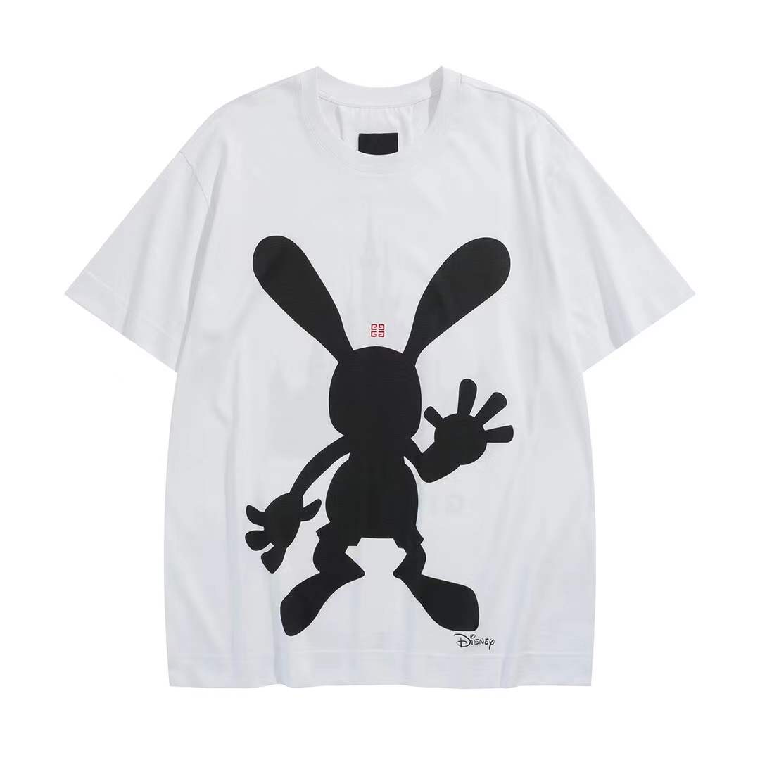 Givenchy x Disney Oswald the Lucky Rabbit white cotton t-shirt