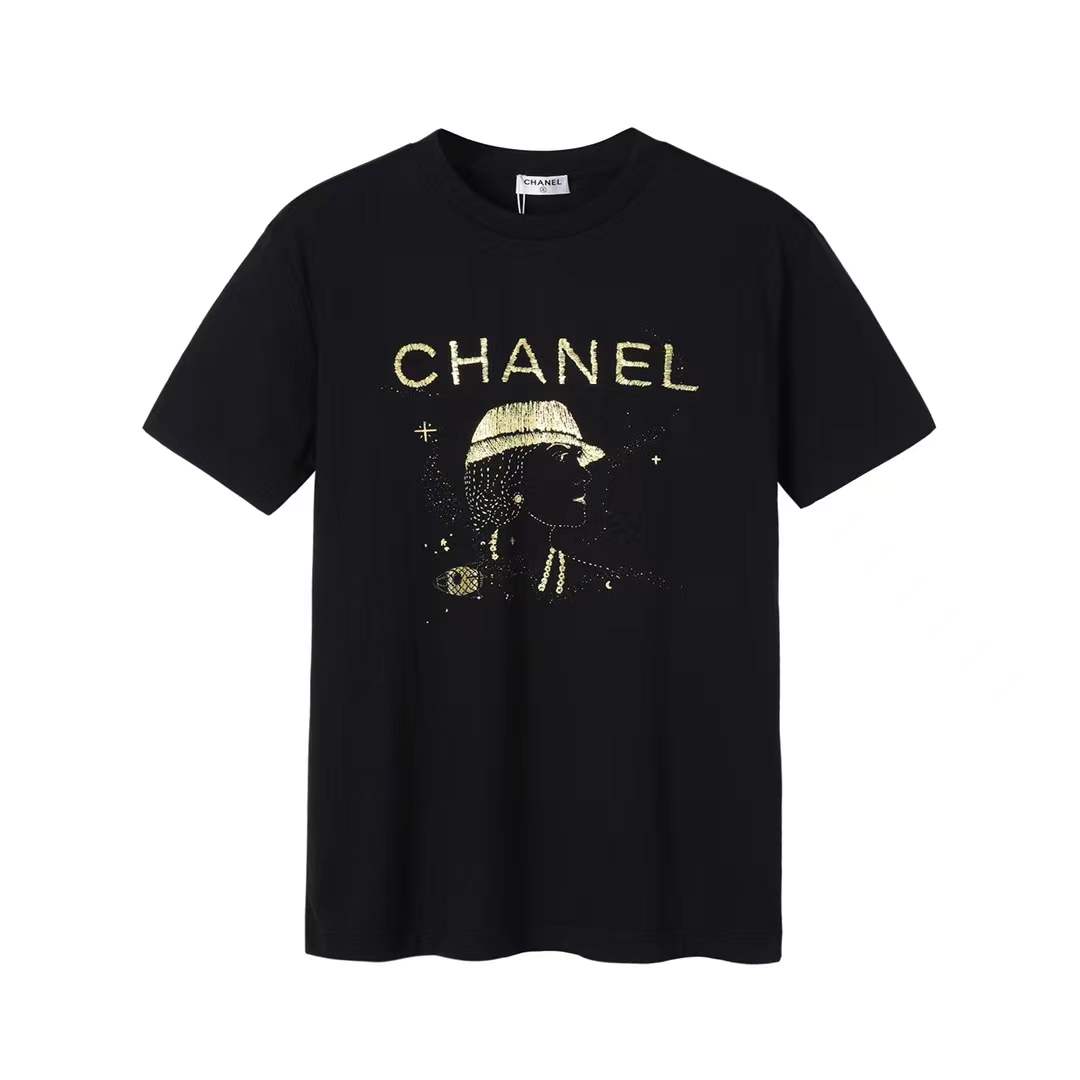 Chanel t-shirt possibly from the 2019 limited-edition collection in collaboration with Pharrell.