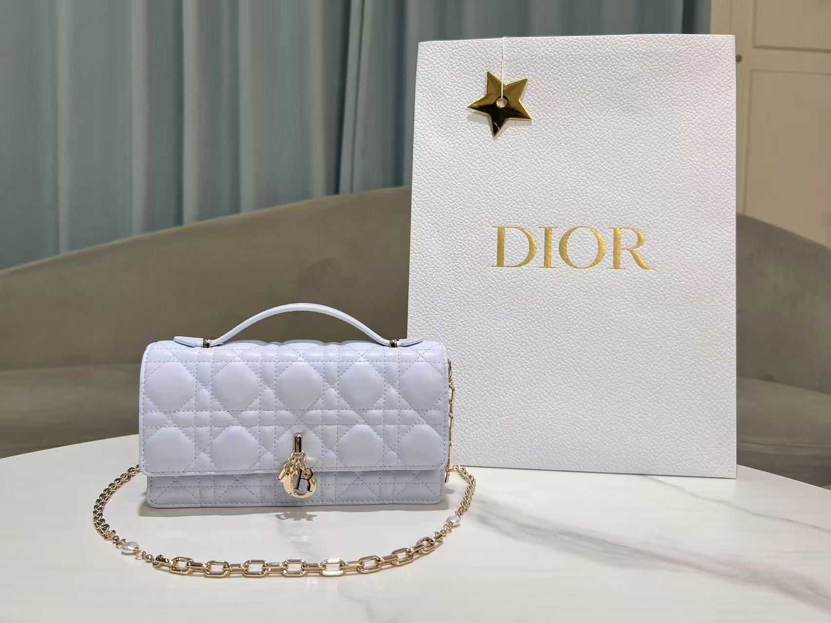Dior My Dior Mini Bag Cannage lambskin all colors