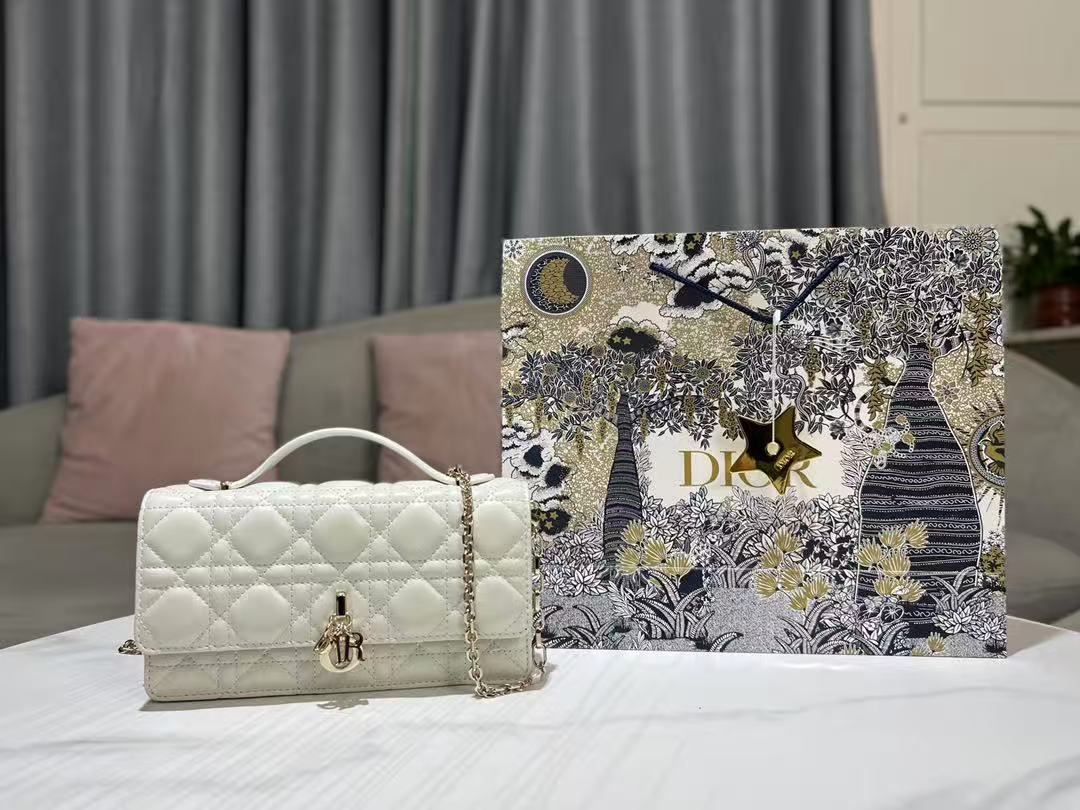 Dior My Dior Mini Bag Cannage lambskin all colors