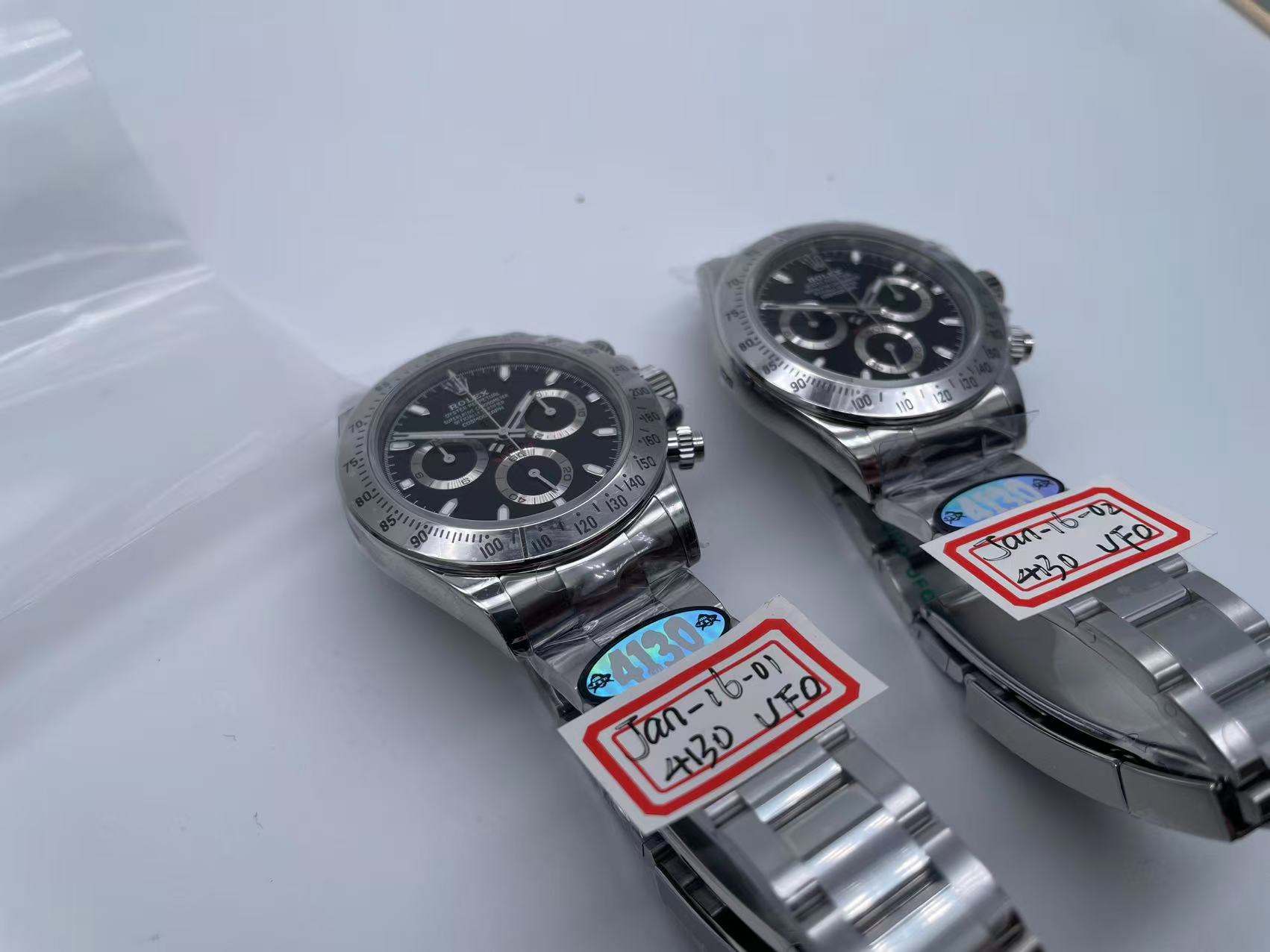 ROLDYT0732B - Daytona 116520 SS/SS Black/Stk UFO UF4130 $788