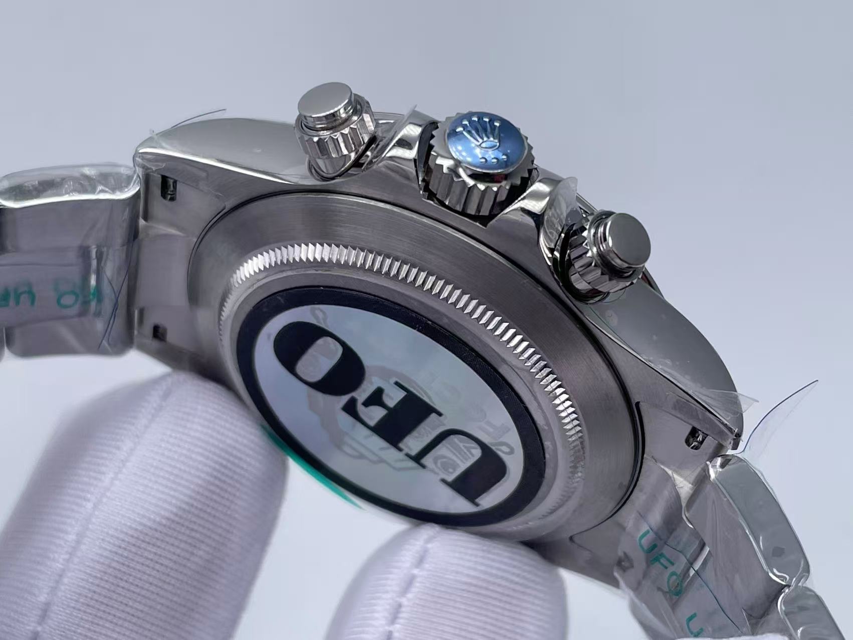 ROLDYT0732B - Daytona 116520 SS/SS Black/Stk UFO UF4130 $788