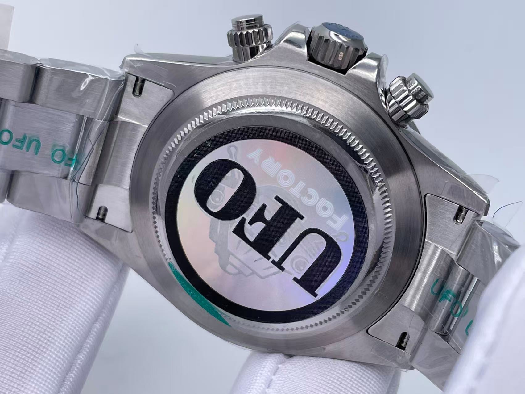 ROLDYT0732B - Daytona 116520 SS/SS Black/Stk UFO UF4130 $788