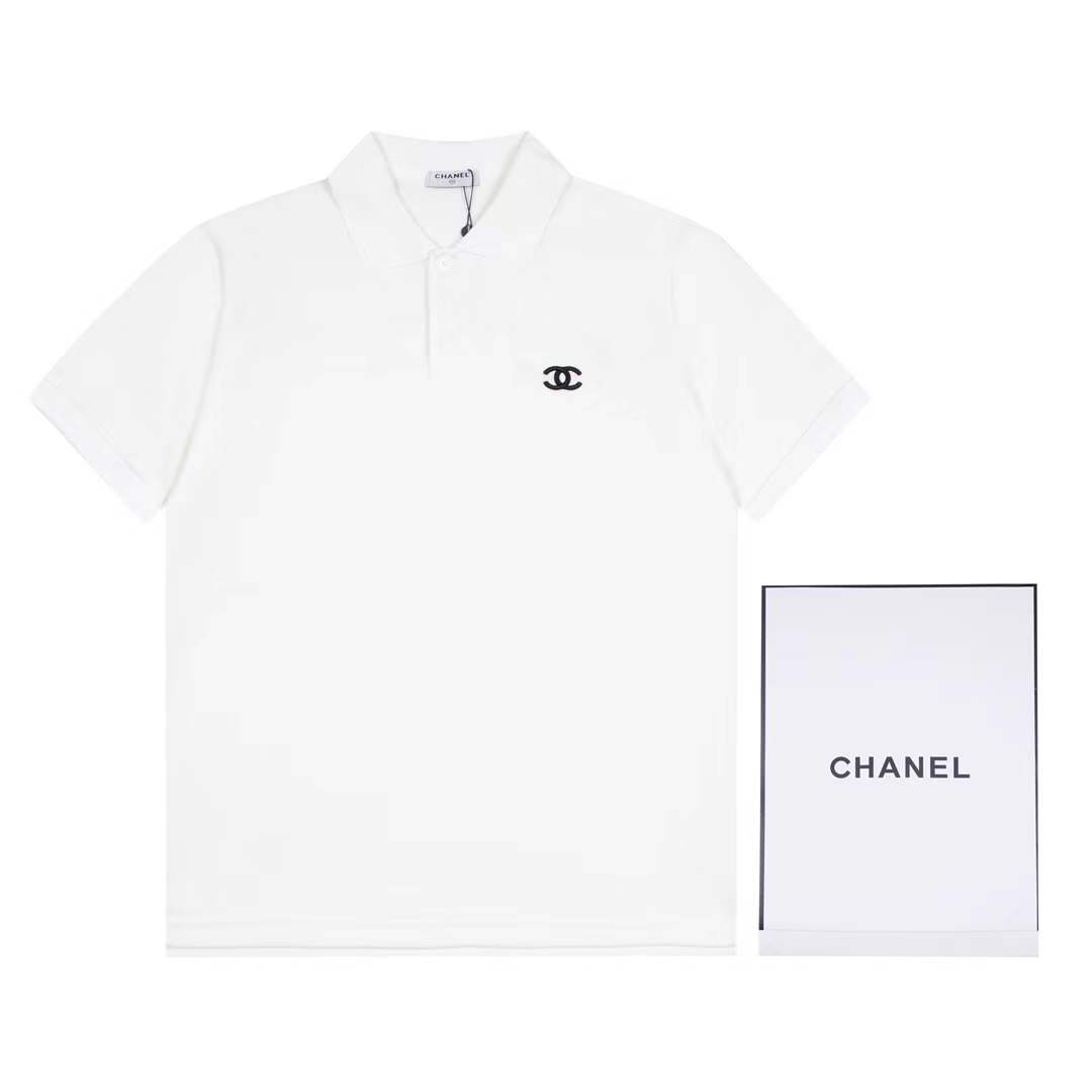 Valentino Garavani Cotton Piqué Polo Shirt with Vlogo Signature Patch White