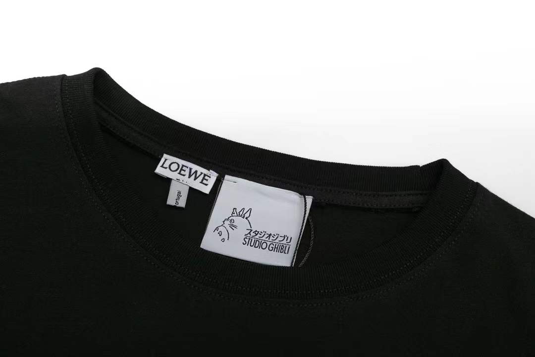 Loewe x Studio Ghibli Spirited Away Kaonashi No-Face embroidered t-shirt in white