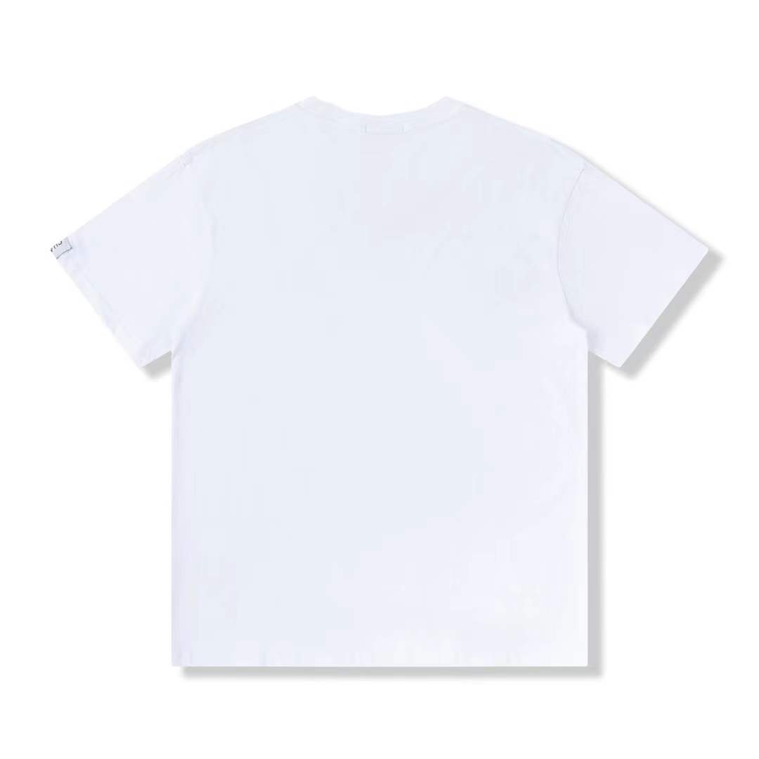 chanel logo crew neck t-shirt.