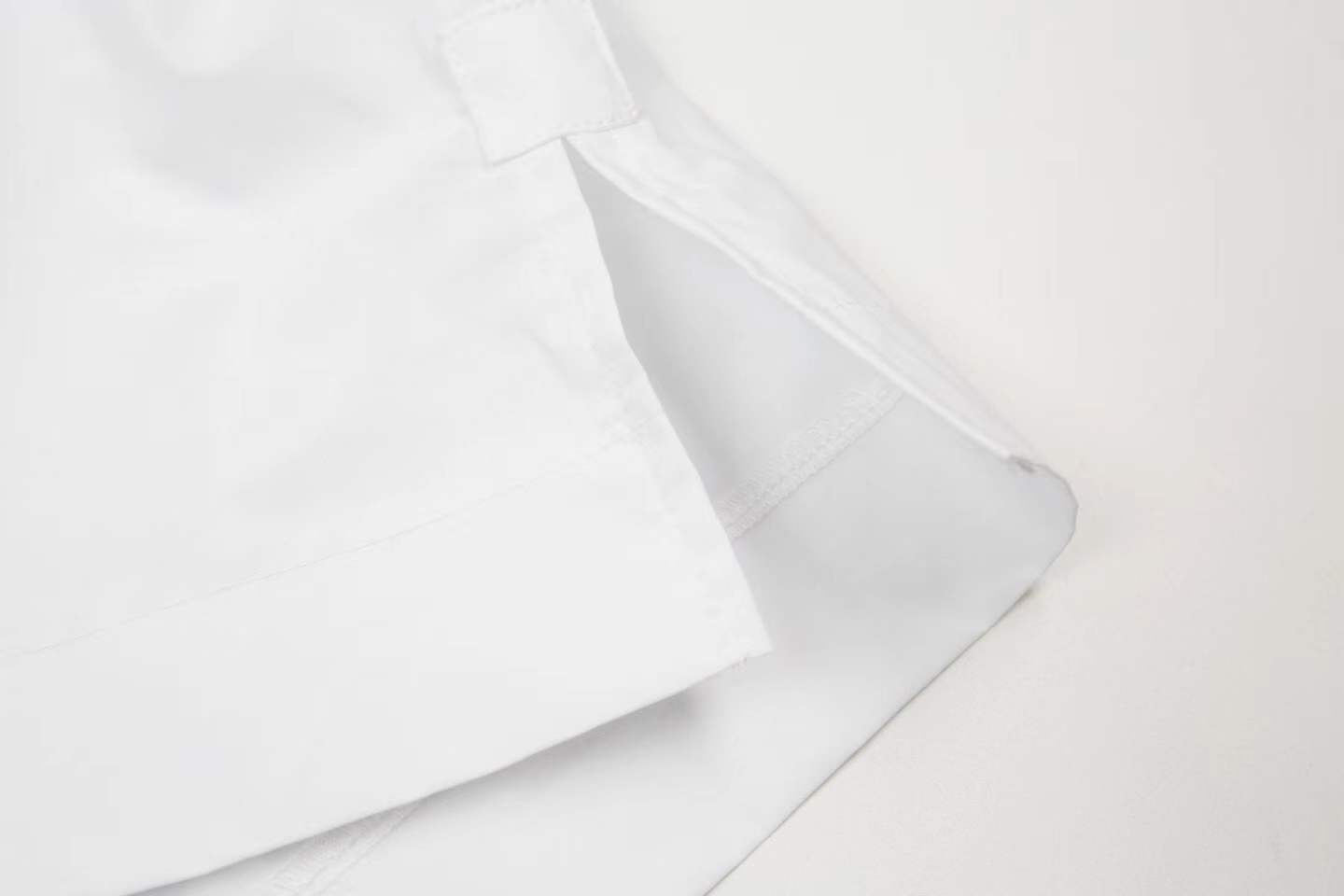 givenchy  logo-print cotton-poplin bowling shirt in white.