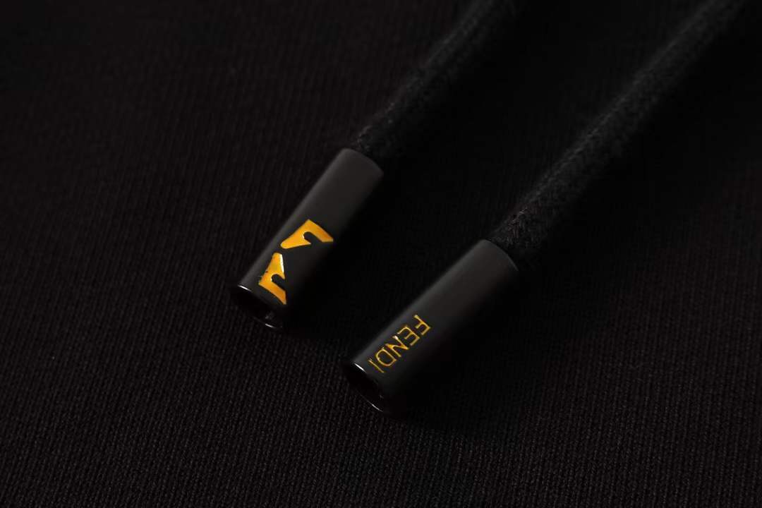 fendi Monster Eyes nylon swim shorts in black/grey.