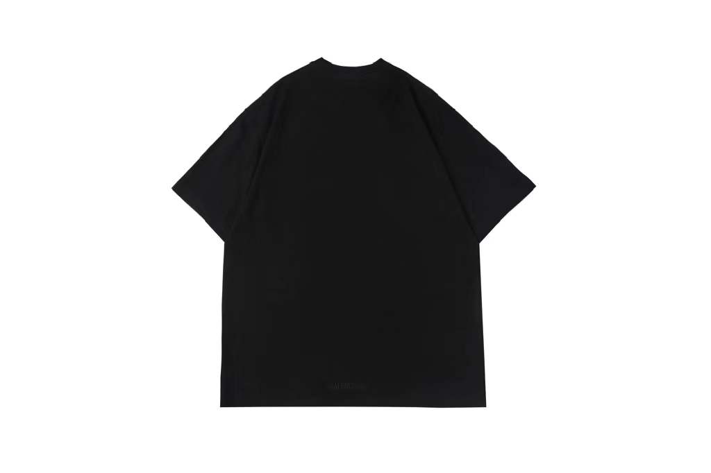 Balenciaga medium-fit cotton jersey t-shirt with a shoe print