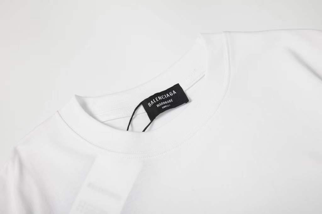 Balenciaga Mirror Balenciaga T-shirt in white cotton