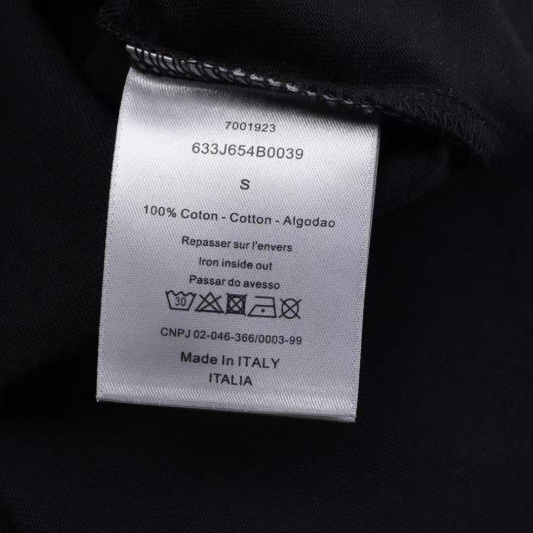 Dior logo-embroidered T-shirt made from cotton interlock fabric