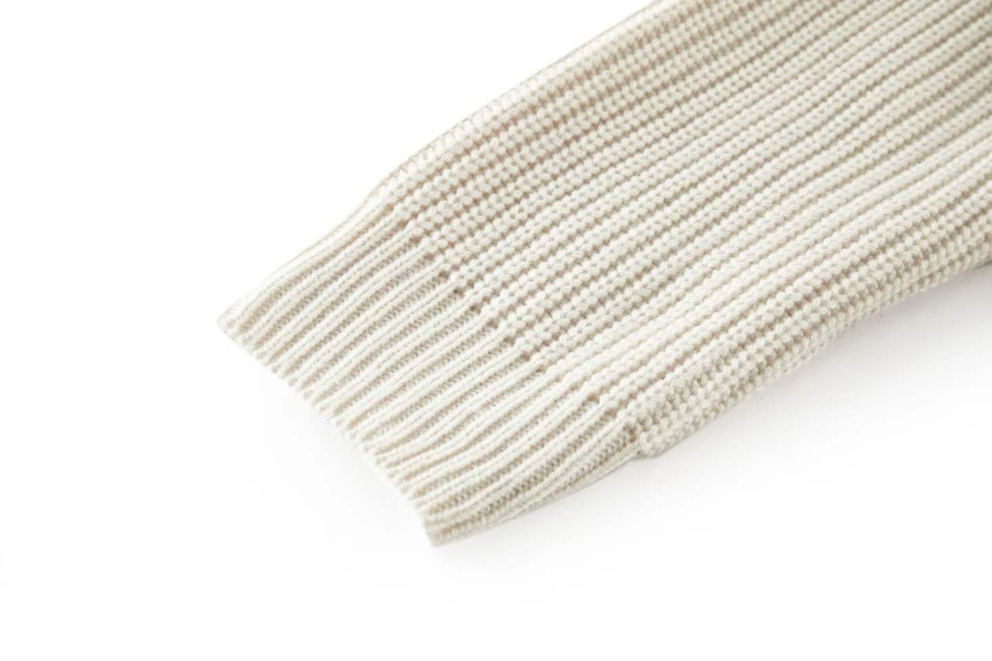 Fendi cream wool pullover with a maxi Fendi logo embroidered on the front.