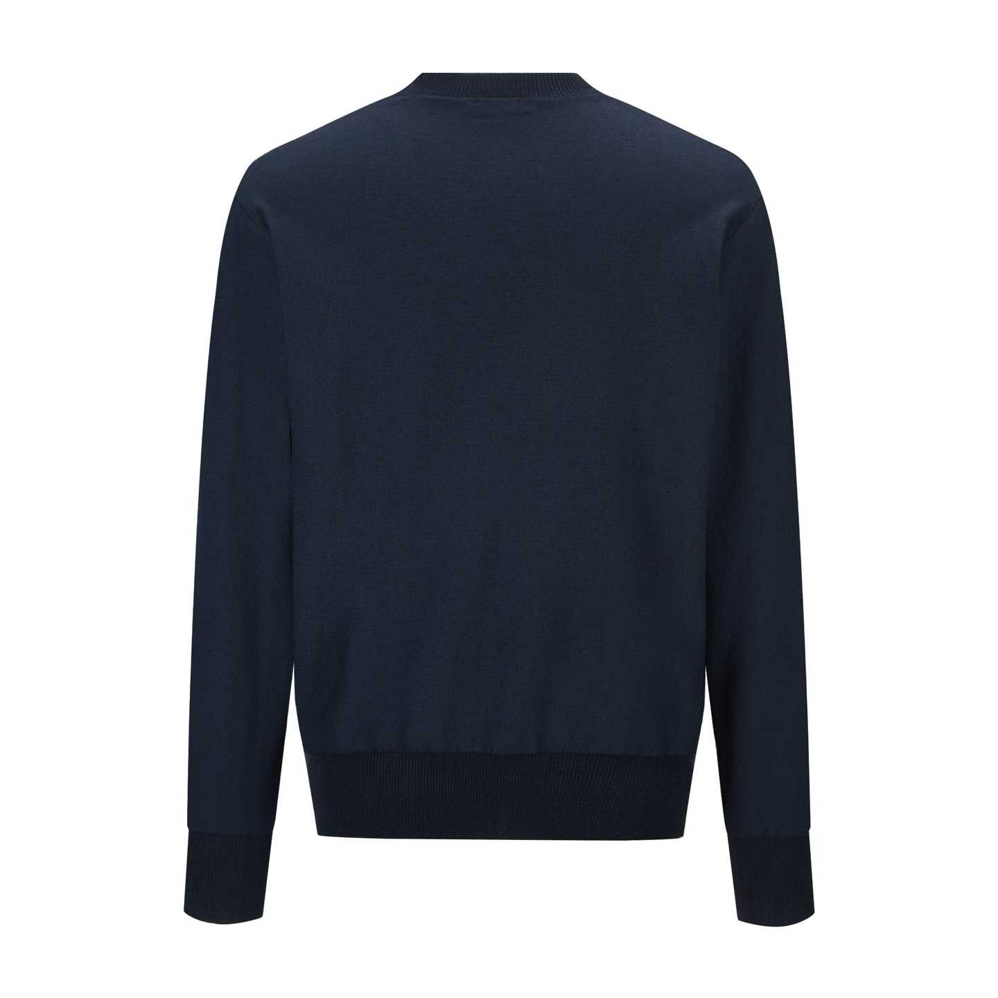 loewe x Louis Wain Anagram wool-blend sweater in navy blue.
